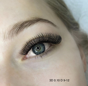 Giảm Giá Hơn 3D 4D 5D Siêu Tối Màu Đen Premade Người Hâm Mộ 0.07 D Ngắn Gốc Quạt Rộng Lông Mi Mở Rộng - Product Image 3