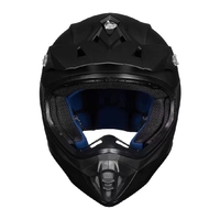 Casco de Motocross para Adultos, Casco Integral Todoterreno para Motocicleta, Color Negro Mate