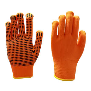 Venta al por mayor buen agarre de alta calidad al por mayor de trabajo de PVC punteado guantes de construcción de seguridad - Product Image 5
