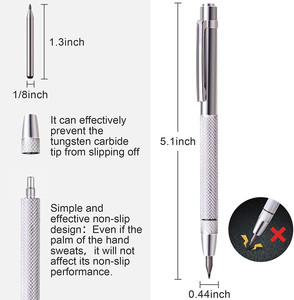 Tungsten Carbide Scribers with Magnet, <strong>Etching</strong> Scribner Marking <strong>Tools</strong> for Tiled Glass Ceramics - Product Image 2