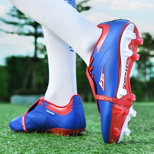 Nuevas <span class=keywords><strong>Botas</strong></span> <span class=keywords><strong>de</strong></span> Fútbol para Hombre con Diseño sin Costuras, Borde Plegado <span class=keywords><strong>de</strong></span> <span class=keywords><strong>Alta</strong></span> <span class=keywords><strong>Gama</strong></span>, Tacos Largos AG, Parte Superior <span class=keywords><strong>de</strong></span> PVC, Suela <span class=keywords><strong>de</strong></span> Goma para Primavera/Otoño/Invierno - Product Image 5