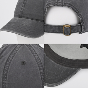 Chất Lượng Cao Mềm Thể Thao Hàng Đầu <span class=keywords><strong>Cap</strong></span> Tùy Chỉnh Thêu Biểu Tượng Bông Không Có Cấu Trúc Đồng Bằng Trống Rửa Cổ Điển Mũ Bóng Chày - Product Image 6