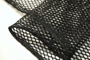 <span class=keywords><strong>Tissu</strong></span> en maille polyester noir A035, épaissi et robuste pour les chariots d'enfants, les jouets, les chaussures, <span class=keywords><strong>tissu</strong></span> en maille composite - Product Image 3