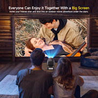 Proyector HD 720P, Cine en Casa, Proyector Exterior HY300 X, Nuevo y Popular 2025, Enfoque Eléctrico 4K