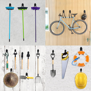 Crochets de garage Crochets de rangement robustes Crochets de garage muraux <span class=keywords><strong>Crochet</strong></span> de bricolage pour vélo - Product Image 5