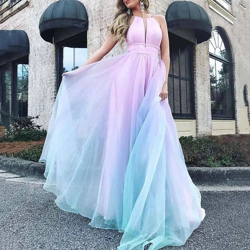 pink blue ombre dress Sherri Hill Strapless Ombre Heat Stone Prom Dress 57851 pink/blue Ombre / 0