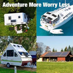 Tisun 분할 셀 95W 100W 태양 광 발전 시스템 태양 전지 패널 이중 전계 발광 테스트 보장 및 보안 - Product Image 3