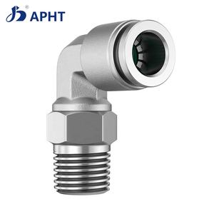 موصل سريع من الفولاذ المقاوم للصدأ APHT 304، ملحقات وأجزاء للأدوات الهوائية لأنابيب الهواء البولي يوريثان مع ضمان لمدة سنة واحدة - Product Image 4