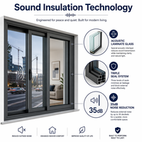 Ventanas Americanas de Aluminio Tipo Huracán con Mosquitera, Abatibles y Giratorias, Triple Vidrio para Casas