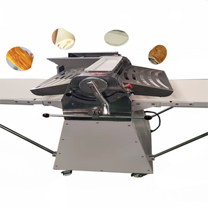 Rouleau électrique pour pâte à pizza Machine commerciale pour aplatir la pâte à pizza Machine à laminer les pâtes Rouleau commercial pour pâte à pâtisserie Rouleau pour biscuits - Product Image 4