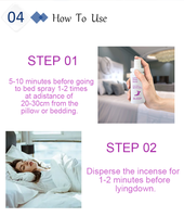 Aide à un sommeil profond rapide spray de brouillard de sommeil de haute qualité spray d'oreiller à la lavande pour le sommeil aide au soulagement du stress et de l'anxiété