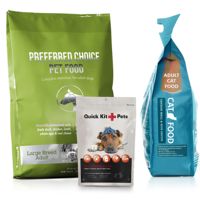 Sac de rangement pour aliments et friandises pour animaux de compagnie, facile à transporter, bonne étanchéité, imperméable, anti-humidité, anti-fuite