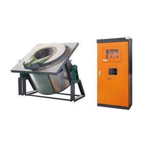 Horno de Inducción Inclinable de Alto Rendimiento |   Horno de Reciclaje de Chatarra de Cobre y Aluminio Avanzado para Fundición Industrial de Fusión Rápida - Product Image 1