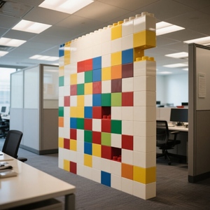 Ofis depo için CE sertifikası özel ofis bölmesi dev bina tuğla - Product Image 3