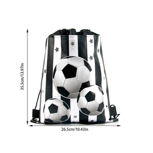 Children <strong>Football</strong> Drawstring <strong>Bags</strong> Non-Woven Fabric Sport <strong>Party</strong> Goodie Favor <strong>Bags</strong> Gifts for Birthday <strong>Party</strong> Soccer Pouch <strong>Bag</strong> - Product Image 6