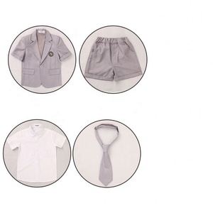 Uniforme scolaire coréen japonais pour enfants, pour filles et garçons, costume, veste, jupe, short plissé, vêtements, cravate, ensemble, tenue, sur mesure - Product Image 6