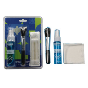 Lingettes en microfibre portables 4 en 1 <span class=keywords><strong>Kit</strong></span> de nettoyage d'écran pour ordinateur portable <span class=keywords><strong>Kit</strong></span> de nettoyage de lentille de nettoyeur d'écran - Product Image 1