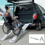 Engelli erişim için araç ATV araba motosiklet bisiklet için galvanizli çelik garaj kamyon römork yükleme rampaları - Product Image 5