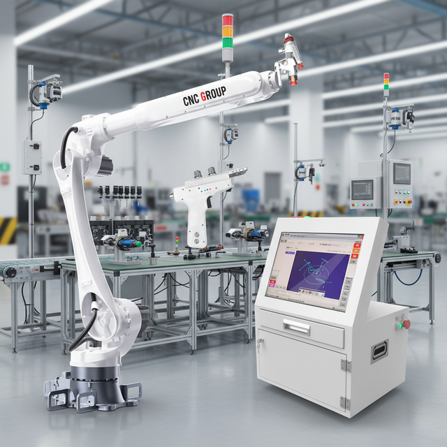 A Highly Stable, Teach-free, 6-axis Industrial Painting Robot; an Easy-to-operate Automated Painting Robot That Saves Labor.