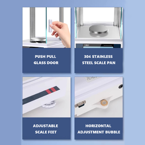 मूल 1/10,000 0.1 मिलीग्राम सोने के गहने के लिए 1/1,000 1 मिलीग्राम सटीकता प्रयोगशाला संतुलन" - Product Image 6