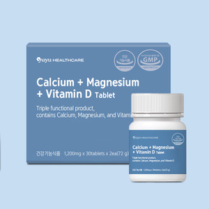Tableta de Calcio + Magnesio + Vitamina D Dosis Alta, Sin Aditivos Soporte para la Salud de Articulaciones y Huesos Salud Articular Salud Ósea - Product Image 1