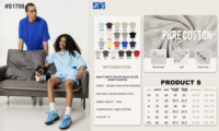 T-shirt vierge 100% coton épais avec logo personnalisé, coupe oversize à épaules tombantes, style streetwear, vente en gros, 21 couleurs, tailles XS-XXL