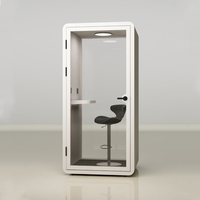 Cabine de conférence téléphonique de bureau de réunion acoustique insonorisée pour une personne portable personnalisée