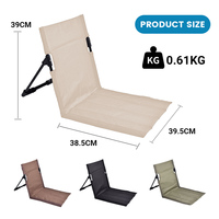 Chaise de plage pliable moderne et légère pour adultes et jeunes Nouveau dossier de mobilier d'extérieur populaire en tissu Oxford pour la salle de sport et le camping