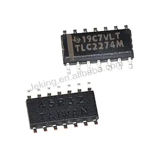 Jeking TLC2274 เครื่องขยายเสียงปฏิบัติการเอนกประสงค์ชิป IC SOIC-14 TLC2274MDR