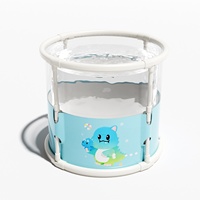 Aufblasbarer PVC-Pool für Kinder - Runde Form für den Heimgebrauch
