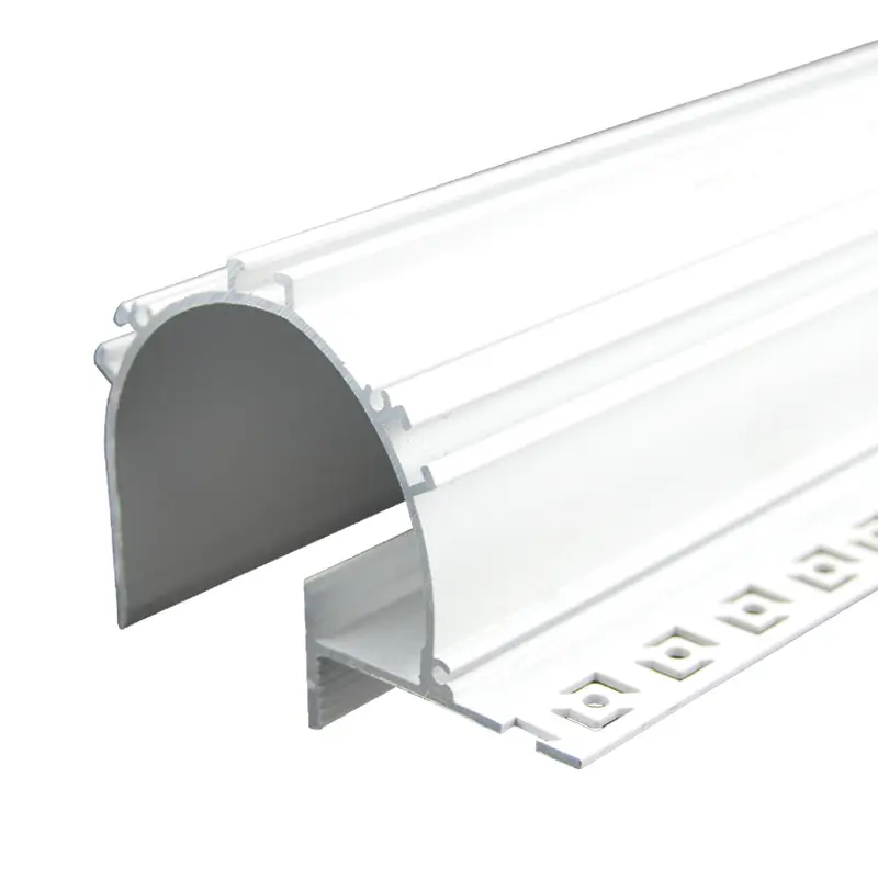 Placas de gesso de alta qualidade 115 série de perfil de alumínio montado para drywall linha da cintura 58*98mm