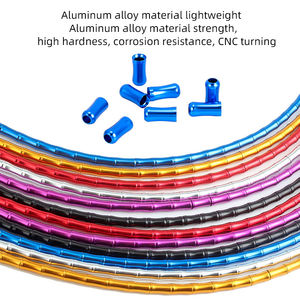 Jeu de câbles de frein pour <span class=keywords><strong>vtt</strong></span> et vélo de route, kit de dérailleur, boîtier de changement, liens en alliage d'aluminium, ligne - Product Image 3
