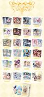 Cartes de jeu de société DW en PVC, imprimées en couleur, avec motifs d'anime dessinés à la main, pour anniversaire, coffret cadeau, famille, elfes, bébés