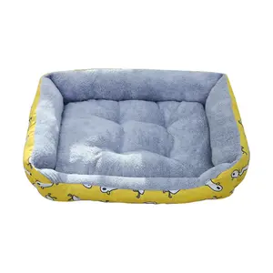 Four Seasons Pet Waterloo Rectangle Dog Sofa Portable Bed Soft Cozy Mattress Aanimal Folding Cat House