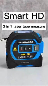 Bán buôn probon 3 trong 1 thông minh hiển thị kỹ thuật số thông minh thép đo băng 40m Laser khác nhau, Băng biện pháp - Product Image 2