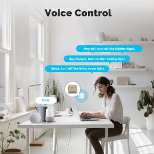 MOES Tuya WiFi Matter Mini Smart <strong>Switch</strong> Module Relay <strong>Timer</strong> Home Automation App <strong>Remote</strong> <strong>Control</strong> Work <strong>With</strong> Alexa Google Home Apple - Product Image 6