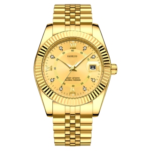 Neue Hochwertige Trendige Herren-Armbanduhr aus Edelstahl-Legierung, 20mm Zifferblatt, Quarzwerk, 30M Wasserdicht, Elegant und Lässig - Product Image 3