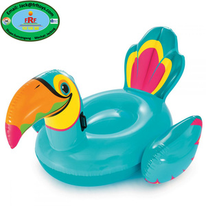 Fiesta de verano Nadar Diversión Inflable Tucán Piscina Flotador Isla Paseo En - Product Image 2