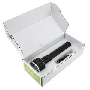 Hợp kim nhôm trắng Laser Led đèn pin USB sạc hiển thị kỹ thuật số 10 chế độ đèn pin từ cho săn bắn khẩn cấp - Product Image 2