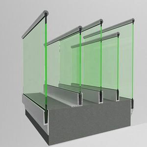 Balaustra in vetro con recinzione in lega di alluminio vetro temperato eco-friendly resistente alle intemperie ringhiera per balcone garanzia di 5 anni - Product Image 5