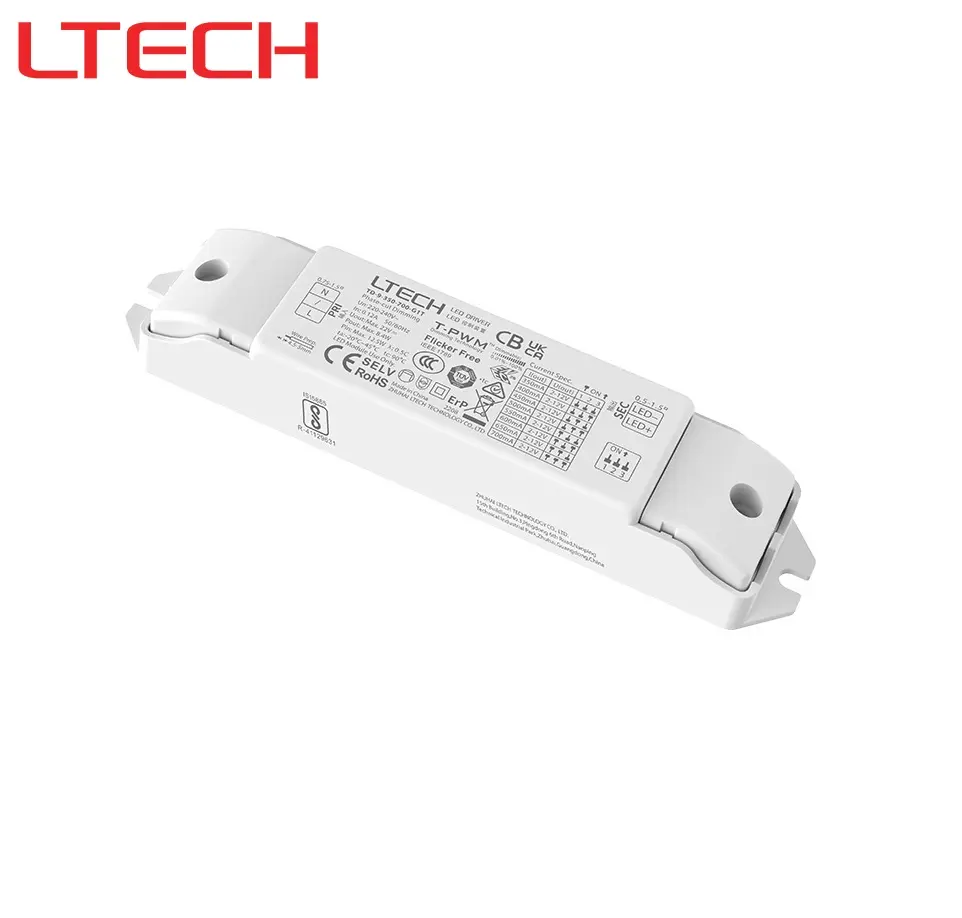 Controlador LED inteligente LTECH _ (corriente constante) Controlador LED de atenuación Triac ELV