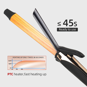 Fer à boucler électrique professionnel extra-long EFA C2033 OEM |   Barillet de 170 mm |   Chauffage rapide PTC |   Contrôle de température LED |   Utilisation hôtelière | - Product Image 3