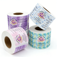 Étiquette personnalisée pour huiles essentielles, autocollante, en vinyle imperméable, impression d'étiquettes transparentes haut de gamme pour emballages de parfums avec dorure à chaud