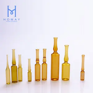 Hoge-Kwaliteit 1Ml 2Ml 3Ml 5Ml 10Ml 20Ml Clear Amber Glas Ampullen Voor pharmaceuticcal