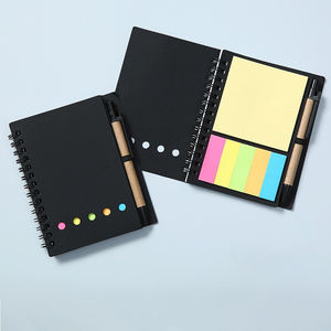 Custom Logo Combination Portable Paper Cover Sticky Note <b>Notepad</b> with Multifunctional Advertising Spiral Binding for Gift - Product Image 5