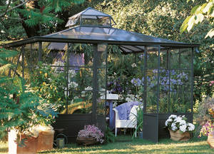 Gazebo de hierro forjado personalizado para invernadero, Villa de moda, jardín, boda - Product Image 2