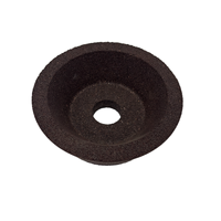 Meule à coupelle évasée à liant résineux haute efficacité, grain personnalisable, abrasif en oxyde d'aluminium et carbure de silicium pour la pierre