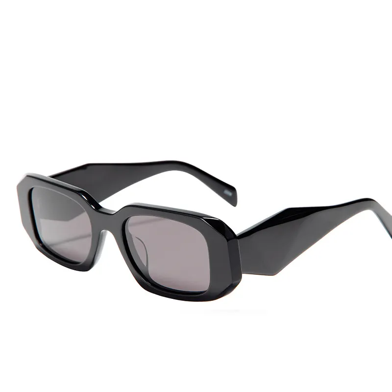 Новые брендовые дизайнерские солнцезащитные очки, женские Асимметричные солнцезащитные очки в небольшой оправе, широкий козырек под заказ, солнцезащитные очки из ацетата uv400