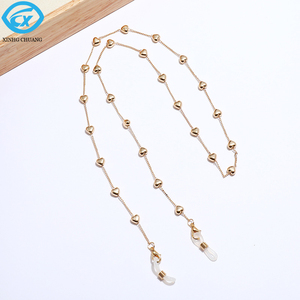 Cadenas para <span class=keywords><strong>Gafas</strong></span> de 70CM, Ligeras y Decorativas, con Cuentas Doradas y Plateadas, para Estabilizar las <span class=keywords><strong>Gafas</strong></span> de <span class=keywords><strong>Mujer</strong></span> - Product Image 3