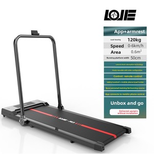 Tapis roulant électrique pliable, moteur silencieux 2HP, vitesse réglable, réduction des chocs, entraînement à domicile, course à pied, marche, exercice physique - Product Image 5
